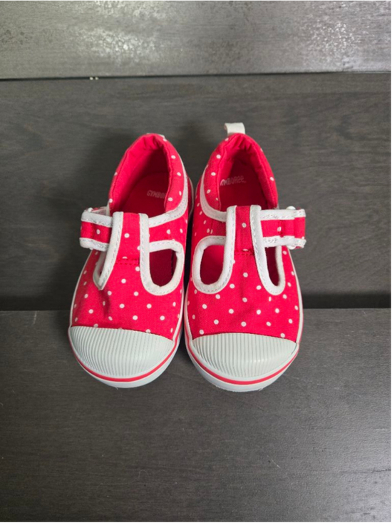 Gymboree Other - Baby Gymboree Red White Polka Dot Mary Jane Walker Shoes Size 7